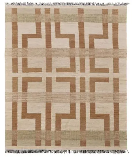 Diamond Carpets India, Ručně vázaný kusový koberec Leonidas DESP P124 Beige Mix,