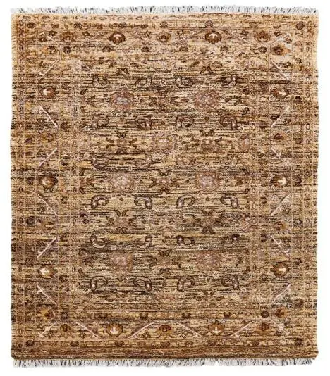 Diamond Carpets India, Ručně vázaný kusový koberec Babylon DESP HK20 Camel Mix, 300x400, hnědá, ložnice