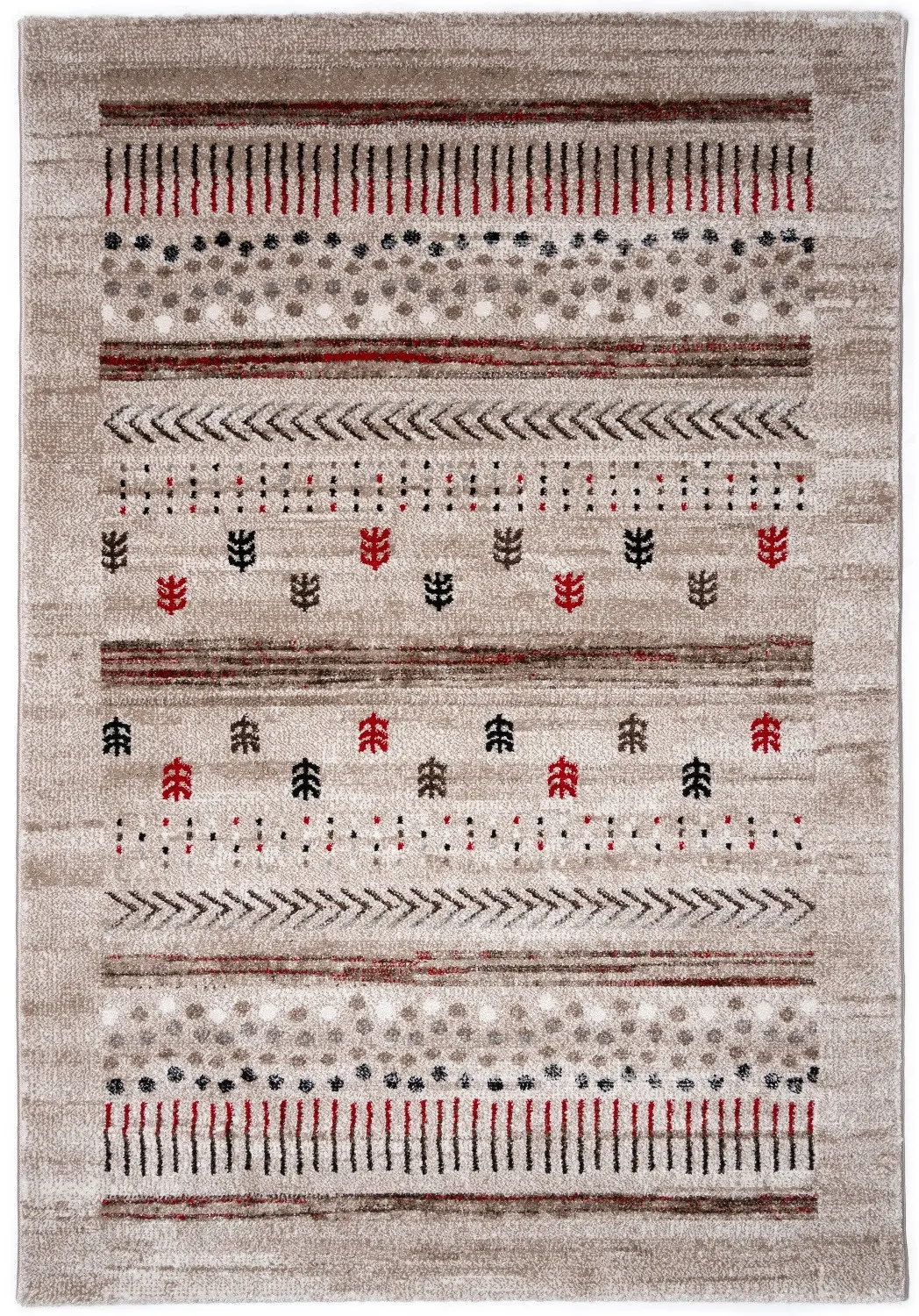 Medipa (Merinos), Kusový koberec Ethno 21818-070 Beige, 160x230, béžová, chodba / předsíň