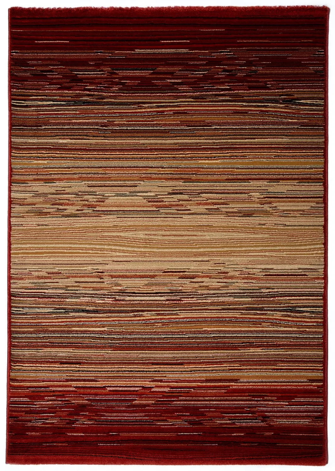 Spoltex, Kusový koberec Cambridge red/beige 5668, 120x170, červená, obývací pokoj