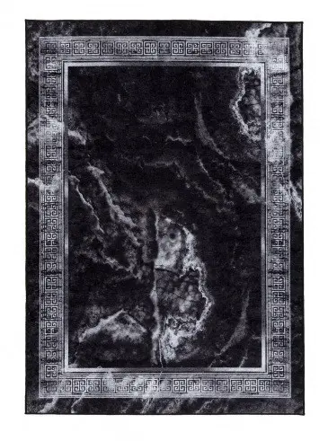 Dywany Łuszczów, Kusový koberec Miro 51278.810 Marble black / white, 120x170, černobílá, chodba / předsíň