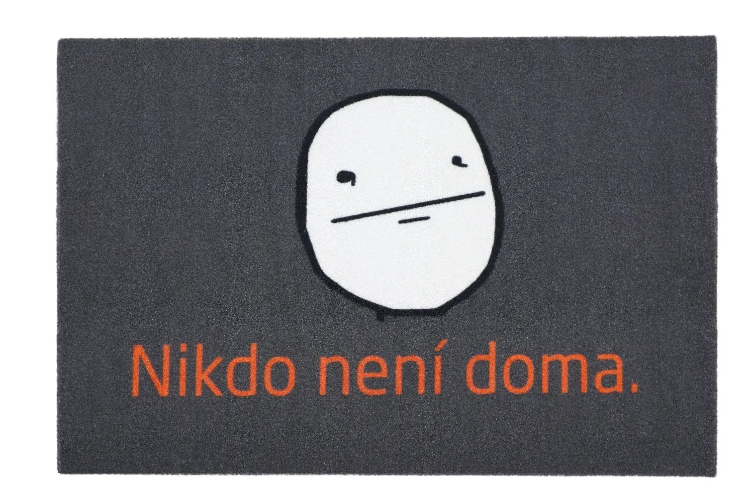 Mercury Flooring, Rohožka Nikdo není doma 40x60 cm, 40x60, šedá
