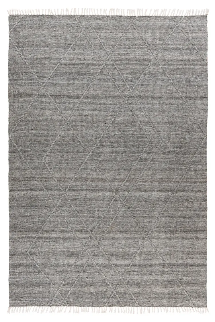 Obsession, Ručně tkaný kusový koberec My Dakar 365 grey – na ven i na doma, 160x230, šedá, chodba / předsíň