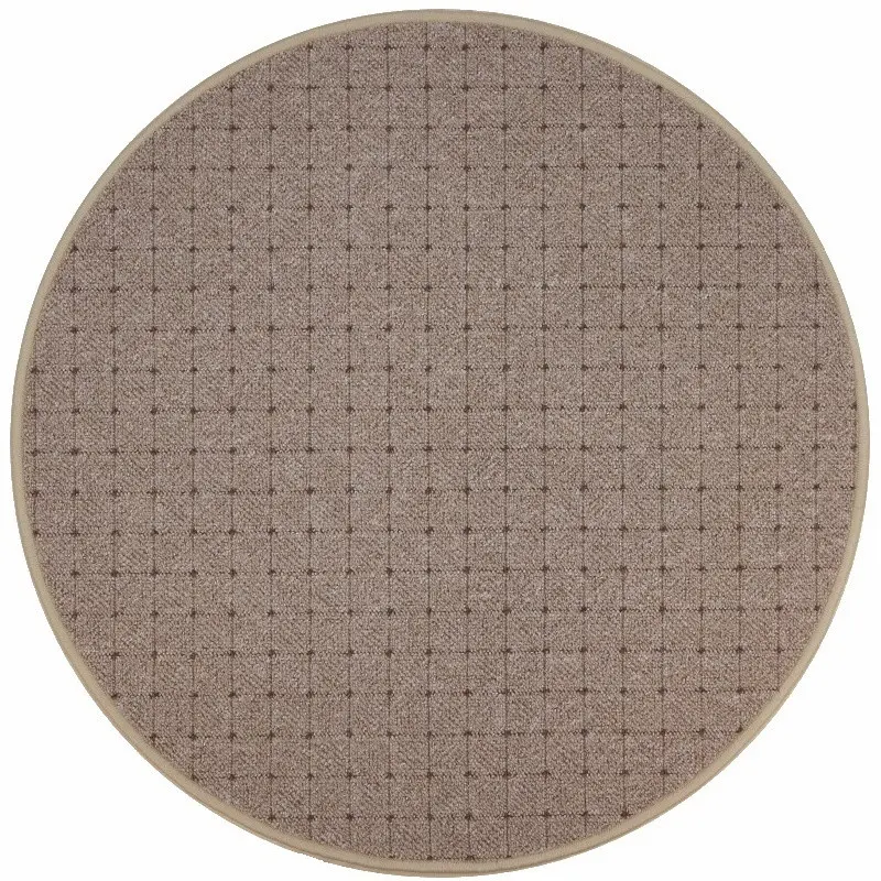Condor Carpets, AKCE: 400x400 (průměr) kruh cm Kusový koberec Udinese béžový new kruh, béžová, chodba / předsíň