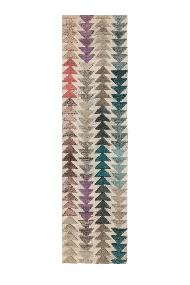 Flair Rugs, Běhoun Moda Archer Multi, 60x230, vícebarevná, chodba / předsíň