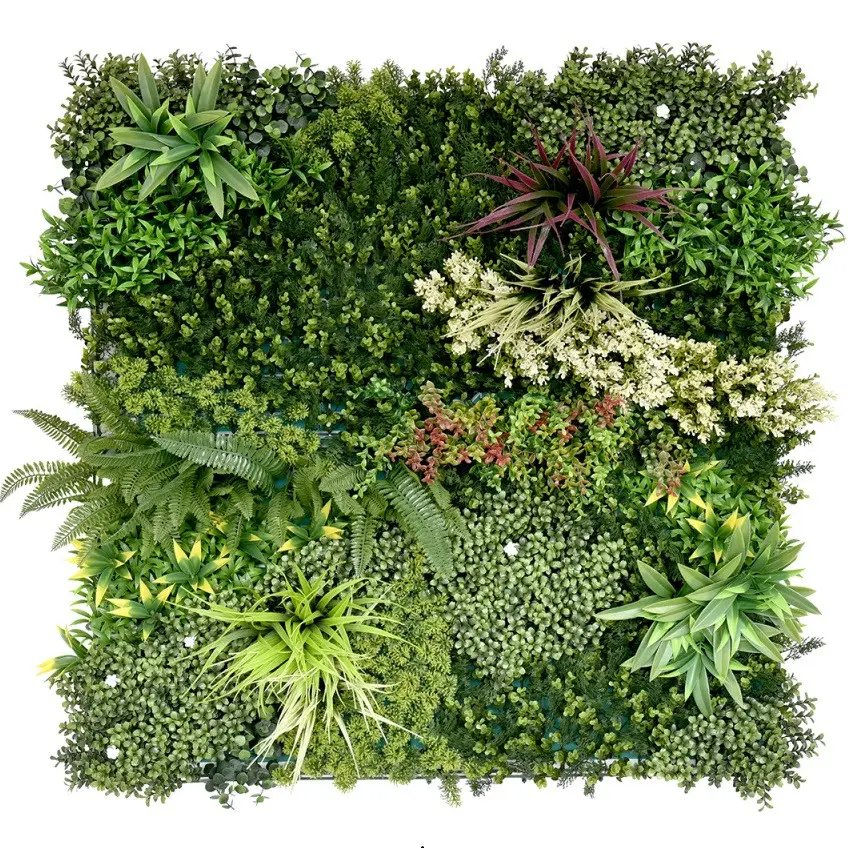 Europe Grass Umělý rostlinný panel RUBY 100 x 100 cm - Panel C 100x100