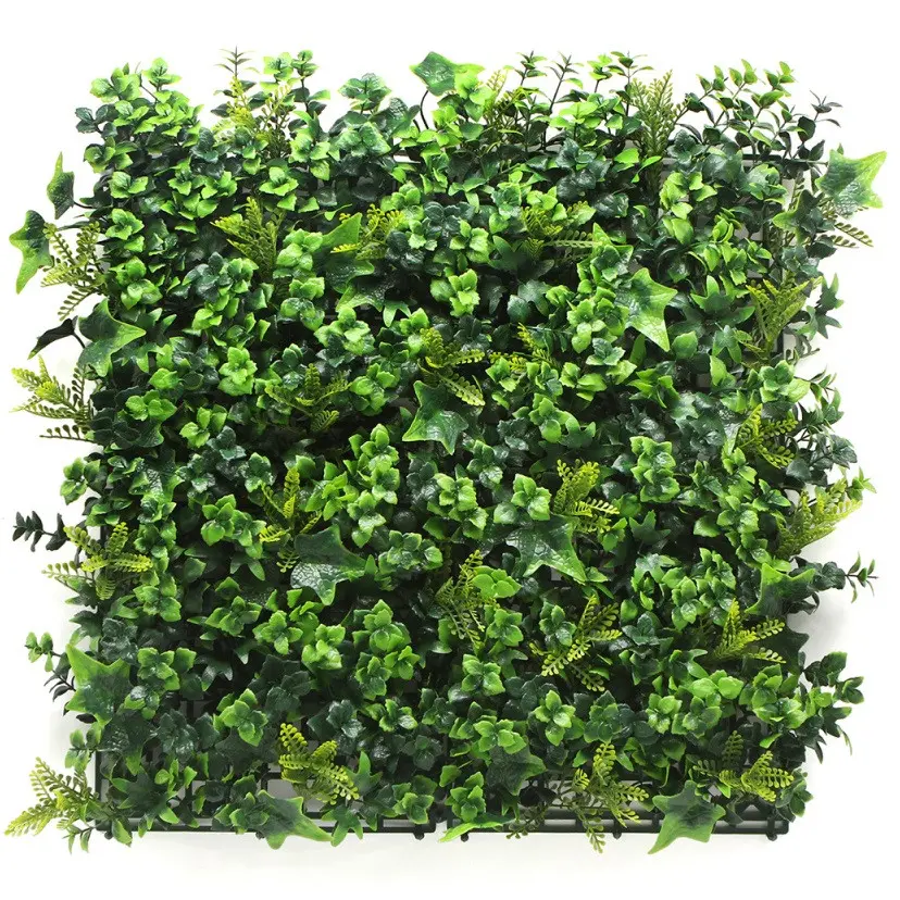 Europe Grass Umělý rostlinný panel MIX VERT 50 x 50 cm - Panel 50x50