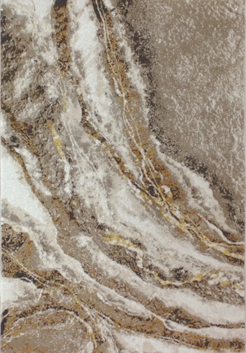Spoltex, Kusový koberec Achat 732 dark beige, 160x230, béžová, obývací pokoj