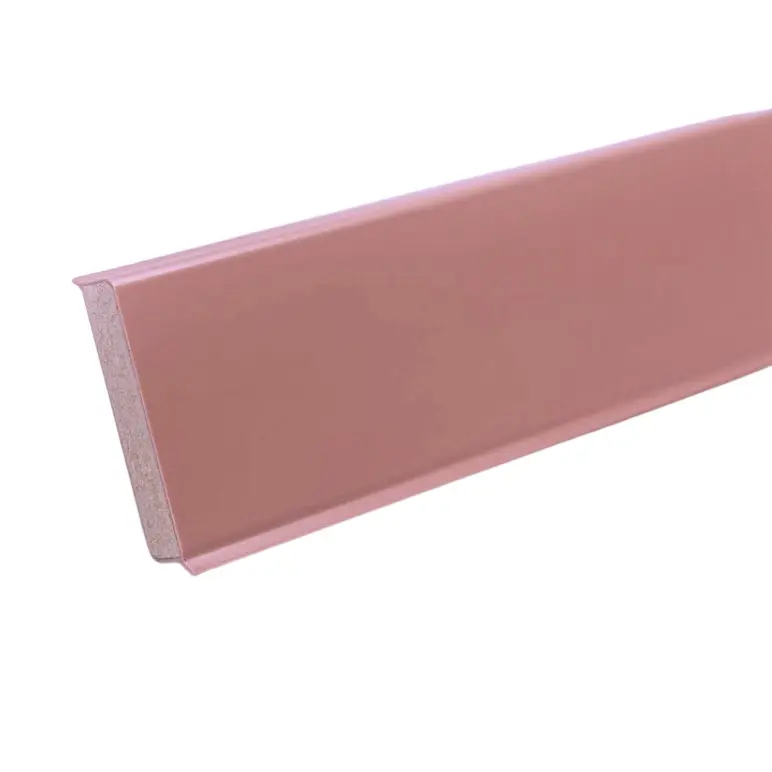 Döllken, Podlahová lišta Cubu Trendy Powder Rose 1463 2,5 m, 2500x60x13mm, růžová