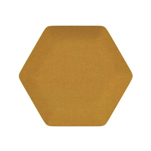 Egibi Čalouněný akustický panel nástěnný Riwiera 41 hořčicová hexagon - Hexagon 6x15 cm