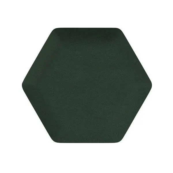 Egibi Čalouněný akustický panel nástěnný Riwiera 38 tm. zelená hexagon - Hexagon 6x15 cm