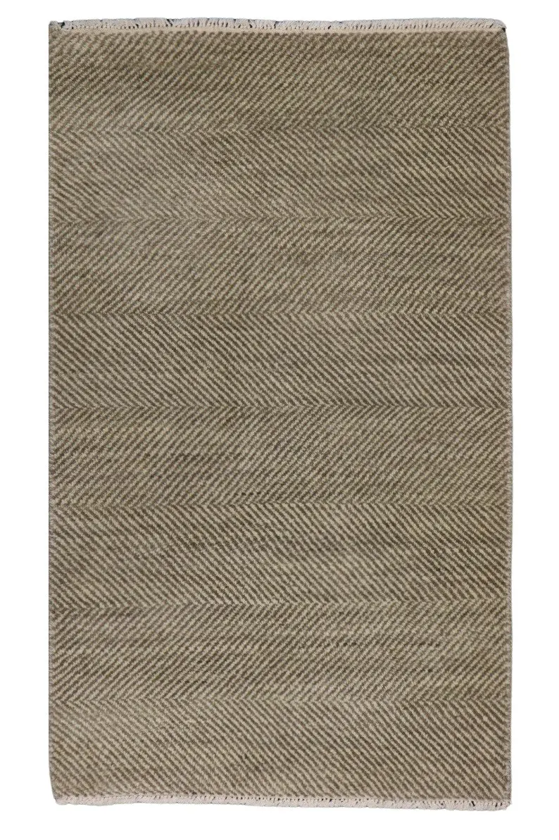 MK Original: Produkty s rodokmenem, Ručně vázaný indický koberec Sirsa 1311 brown, 60x90, béžová, ložnice