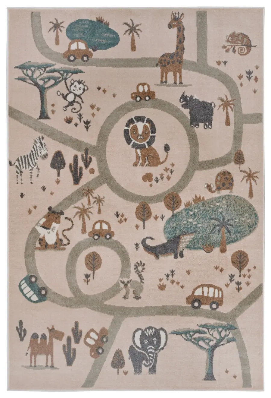 Dětský kusový koberec Hanse Home Adventures 105972 Animal park 120x170 cm