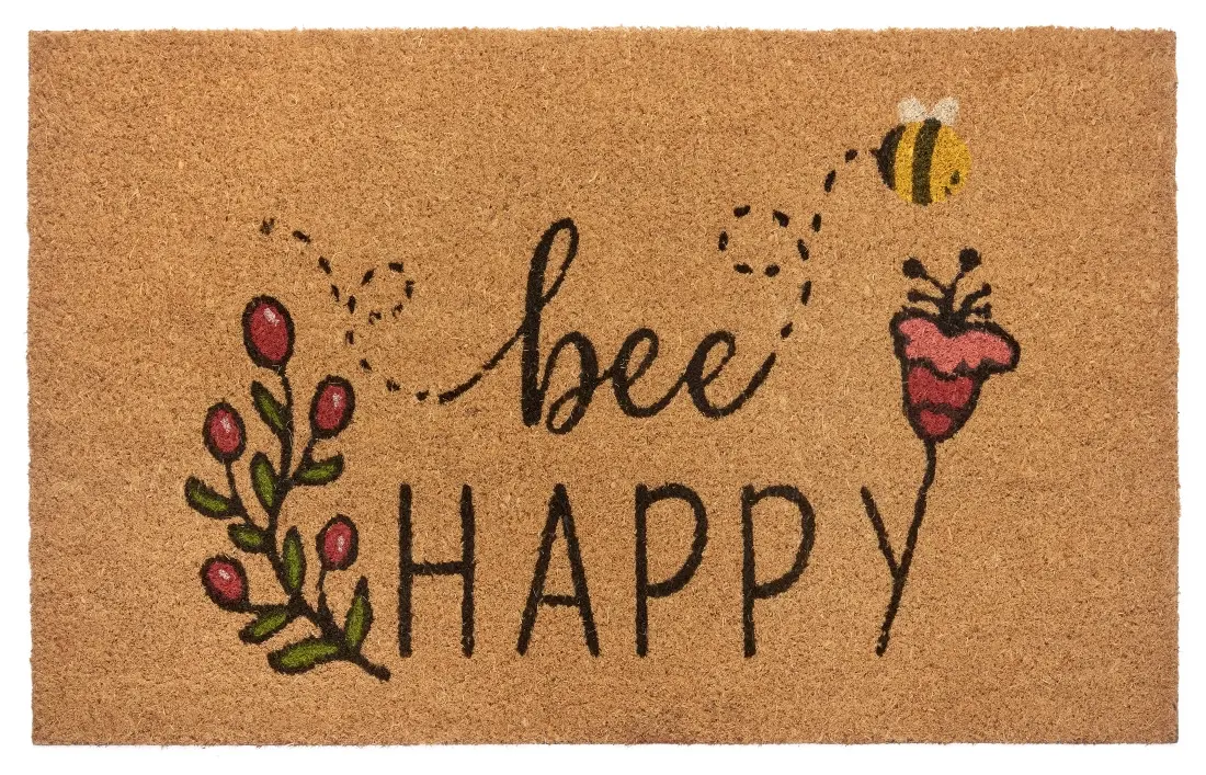 Rohožka Bee happy 105572 - na ven i na doma 45x75 cm