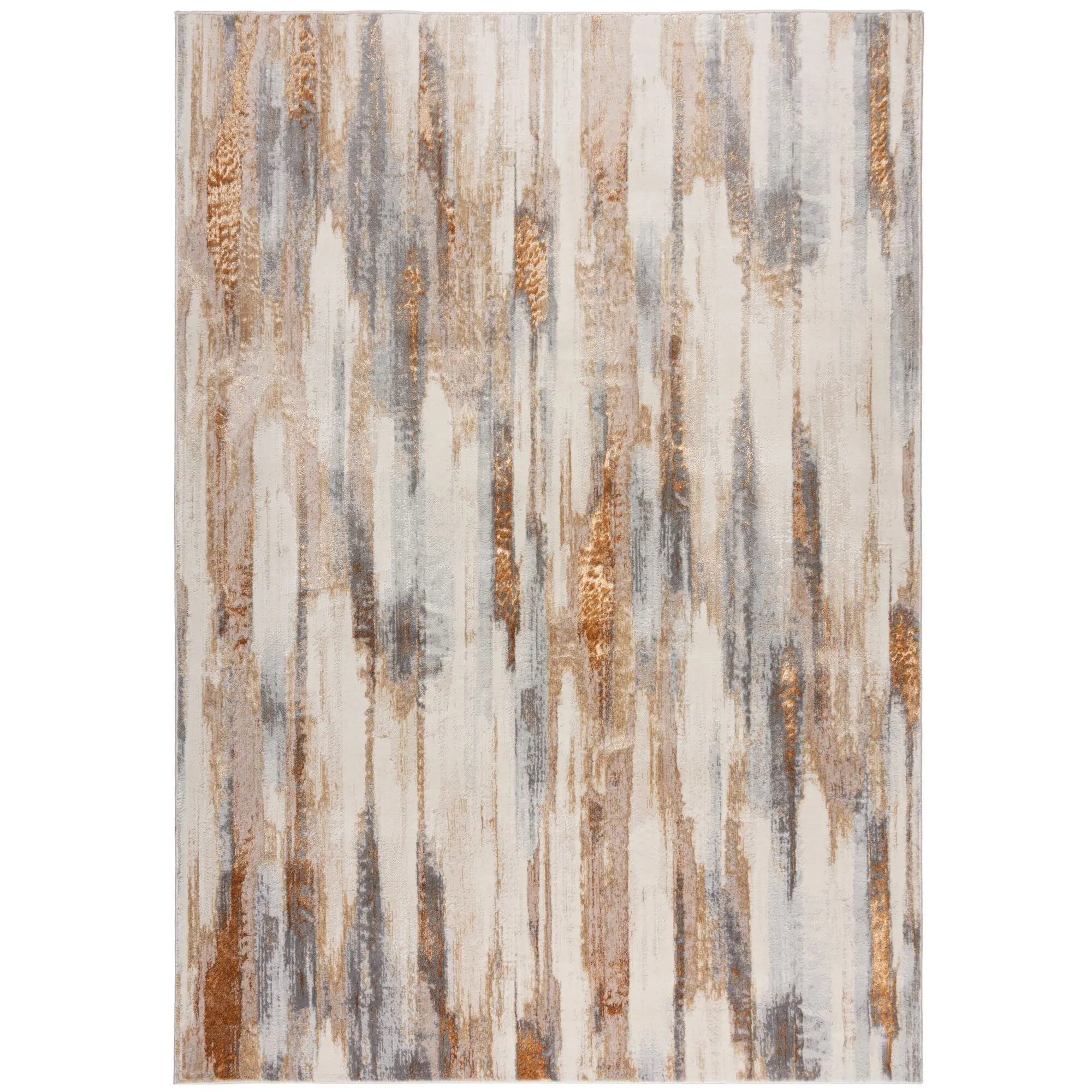 Flair Rugs, Kusový koberec Eris Gleam Gold, 120x170, béžová, ložnice