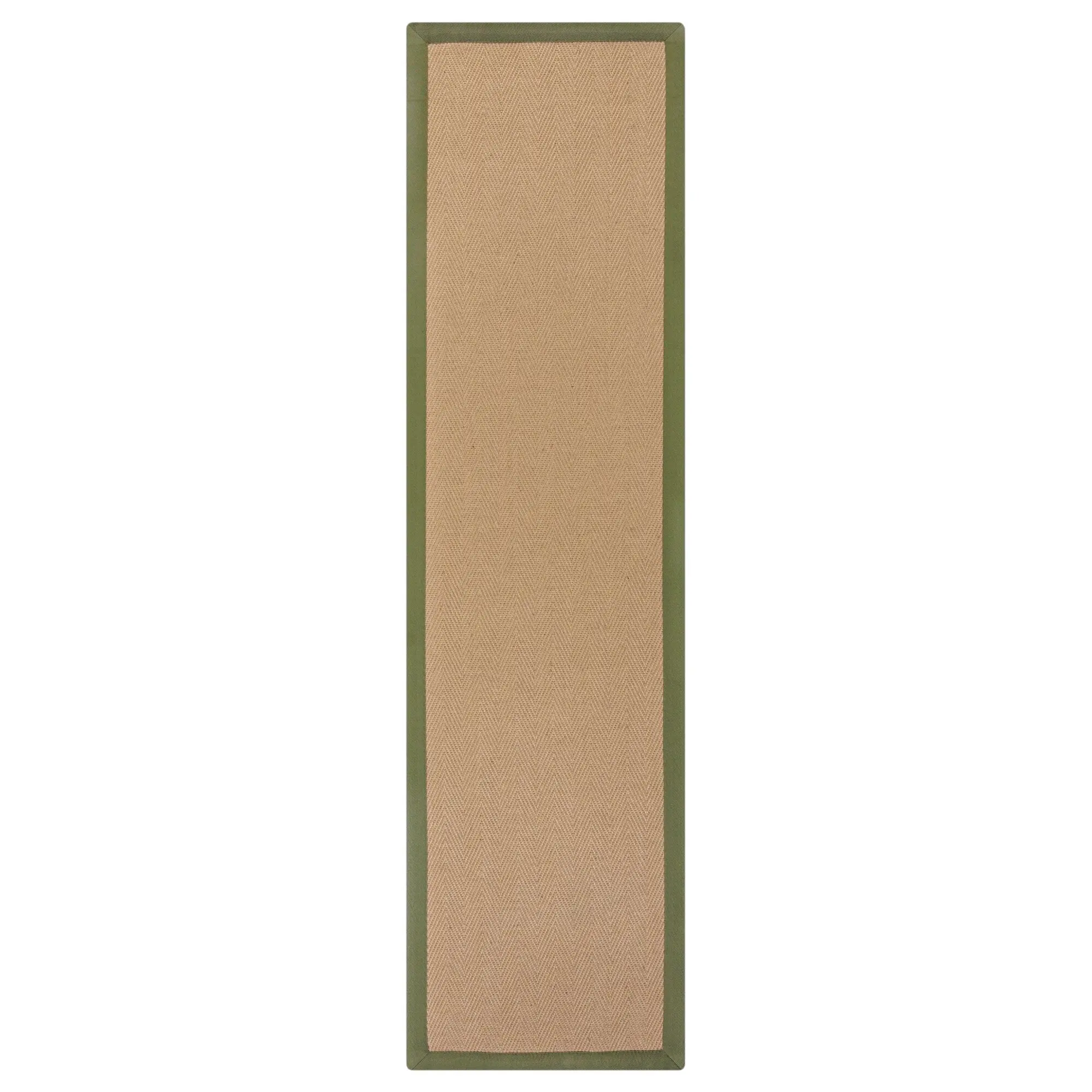 Běhoun Herringbone Border Kira Green 60x230 cm