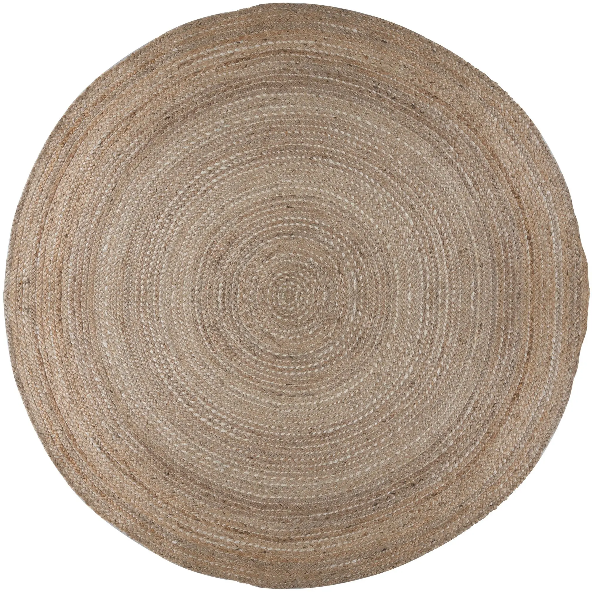 Kusový koberec Capri Jute Natural kruh Kruh Ø