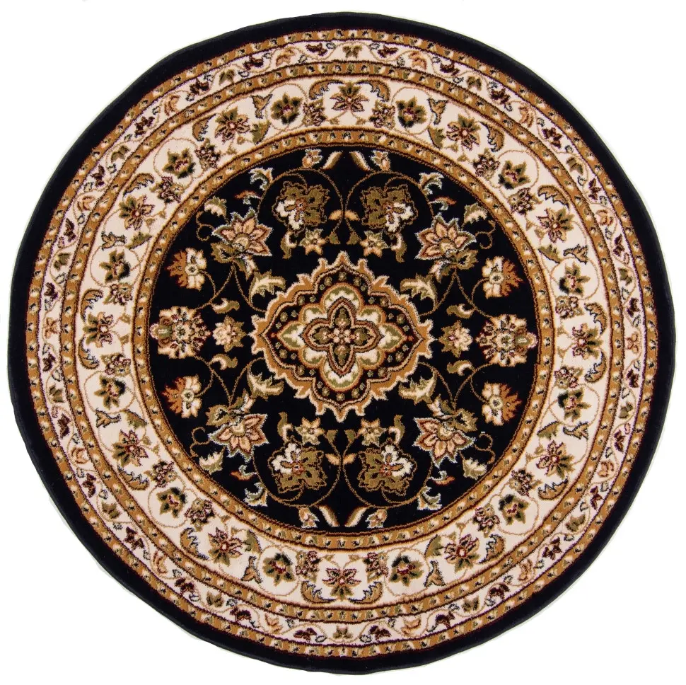 Flair Rugs, Kusový koberec Sincerity Royale Sherborne Blue kruh, 133x133 (průměr) kruh, modrá, obývací pokoj