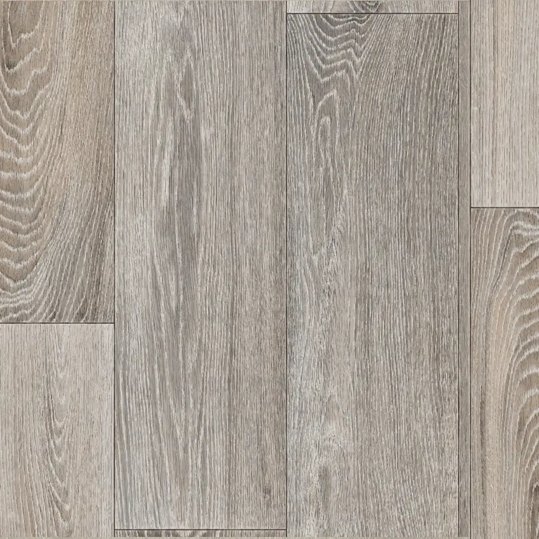 Beauflor, PVC podlaha - lino Texalino Supreme 6182 Pure Oak - dub, na míru, šíře 5m, hnědá, filc, chodba / předsíň