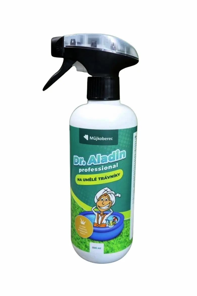 AladinWorld Expres Čistič na umělou trávu  s vůní posečené trávy Dr. Aladin Professional 500ml - 500 ml