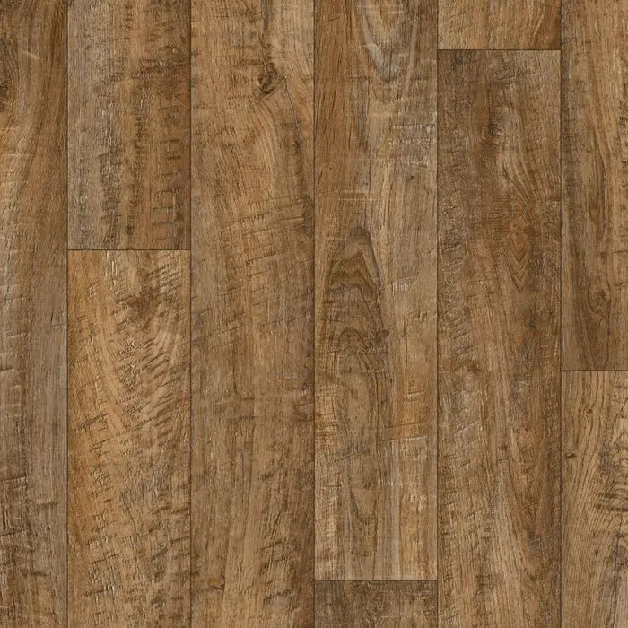 Beauflor, PVC podlaha - lino Ambient Stock Oak 039M - dub, na míru, šíře 2m,4m, hnědá, bez podkladu, chodba / předsíň