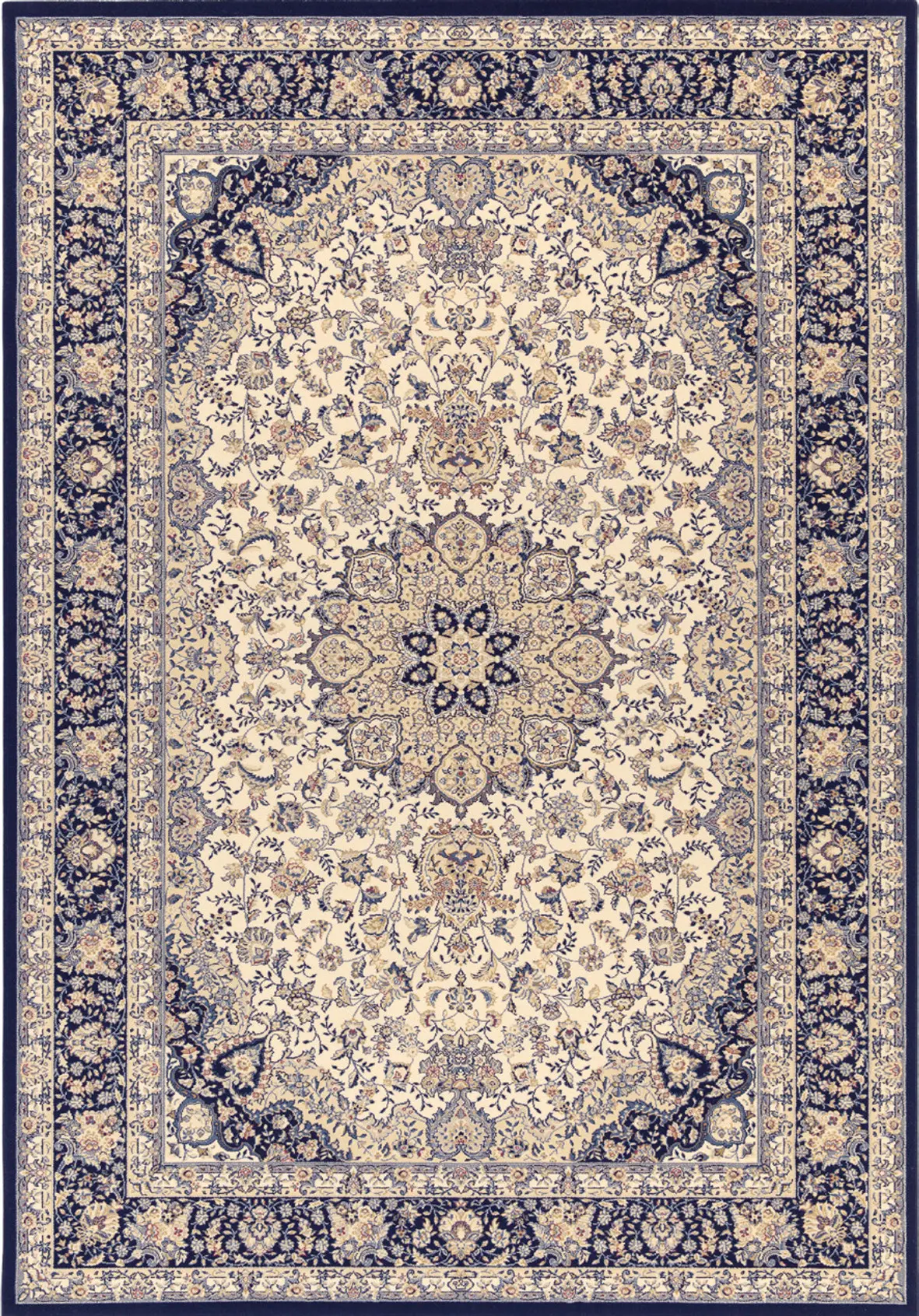 Osta, Kusový koberec Diamond 7252 100, 140x200, modrá, chodba / předsíň