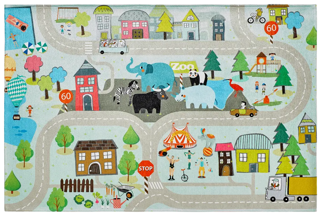 Obsession, DOPRODEJ: 160x230 cm Dětský kusový koberec Torino kids 231 STREET, 160x230, vícebarevná, dětský pokoj