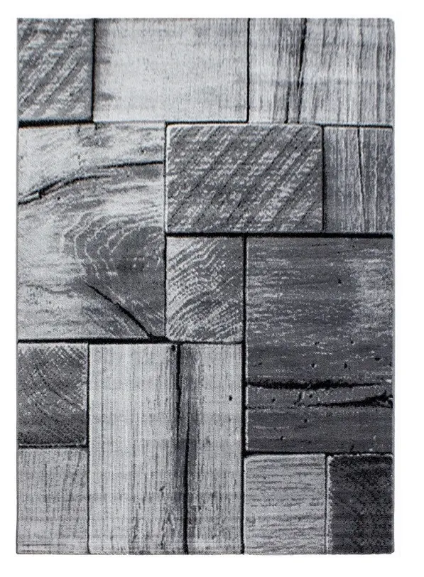 Ayyildiz, DOPRODEJ: 200x290 cm Kusový koberec Parma 9260 black, 200x290, šedá, chodba / předsíň