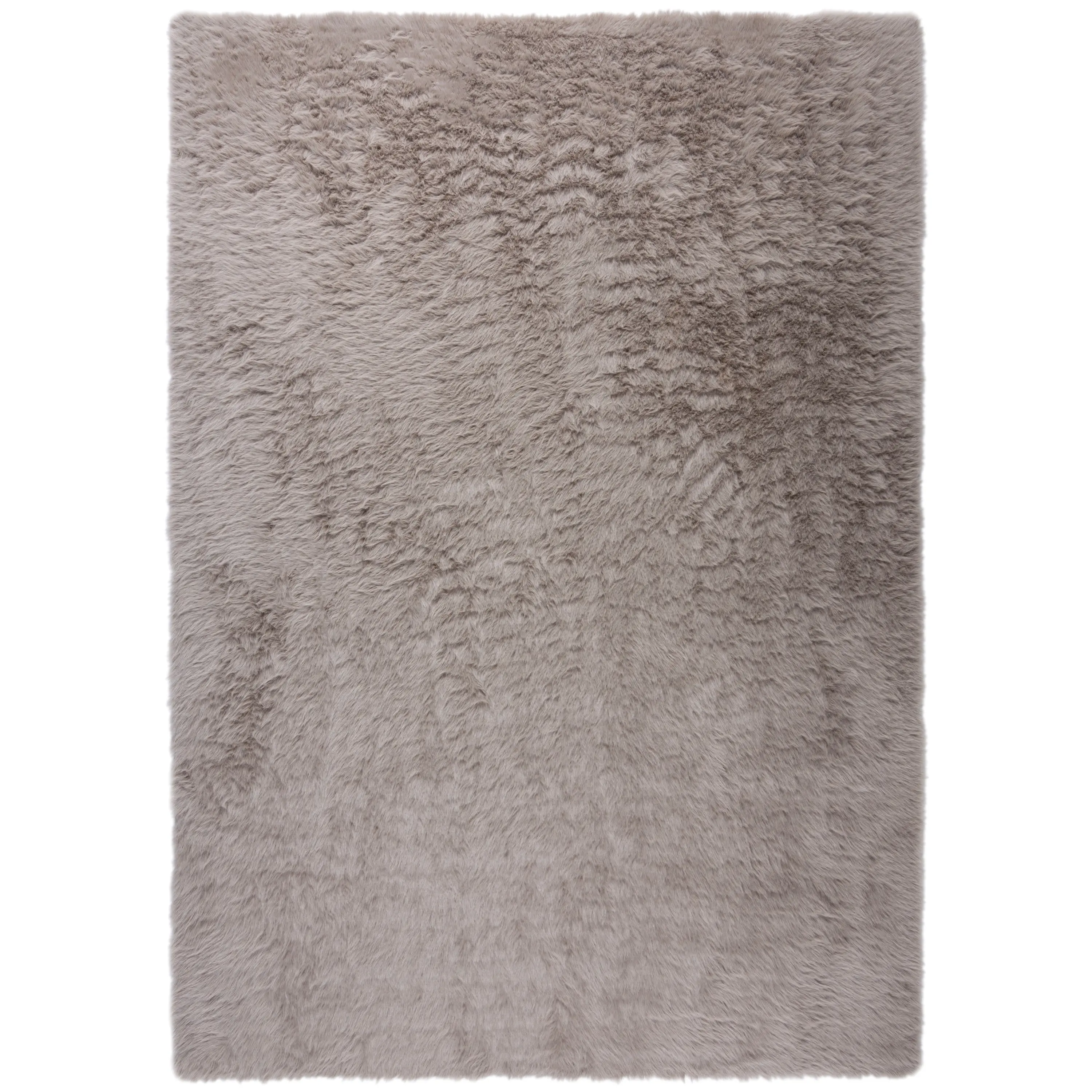 Flair Rugs, Kusový koberec Alpine Faux Fur Soft Grey, 80x150, šedá, ložnice