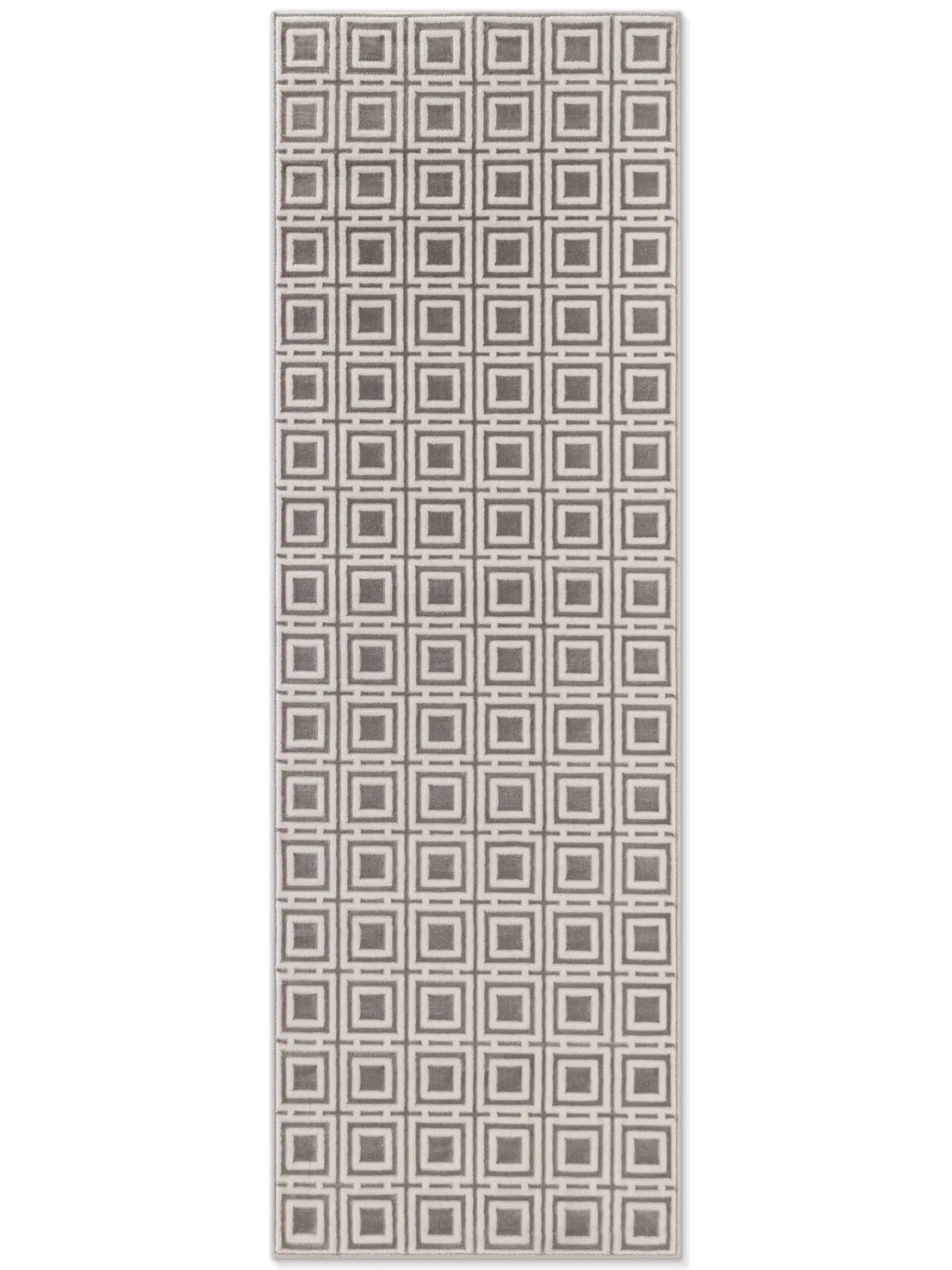 ELLE Decoration, Běhoun Perles 106190 Cream Grey z kolekce Elle, 80x240, šedá, ložnice