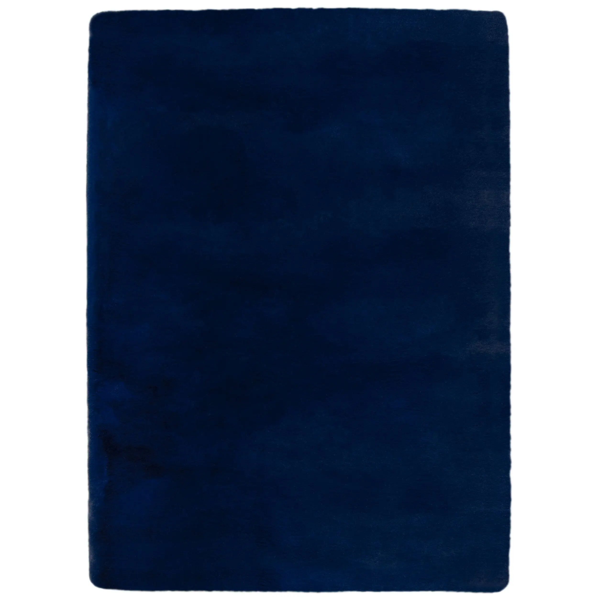 Flair Rugs, Kusový koberec Ivy Faux Fur Navy, 120x170, modrá, ložnice