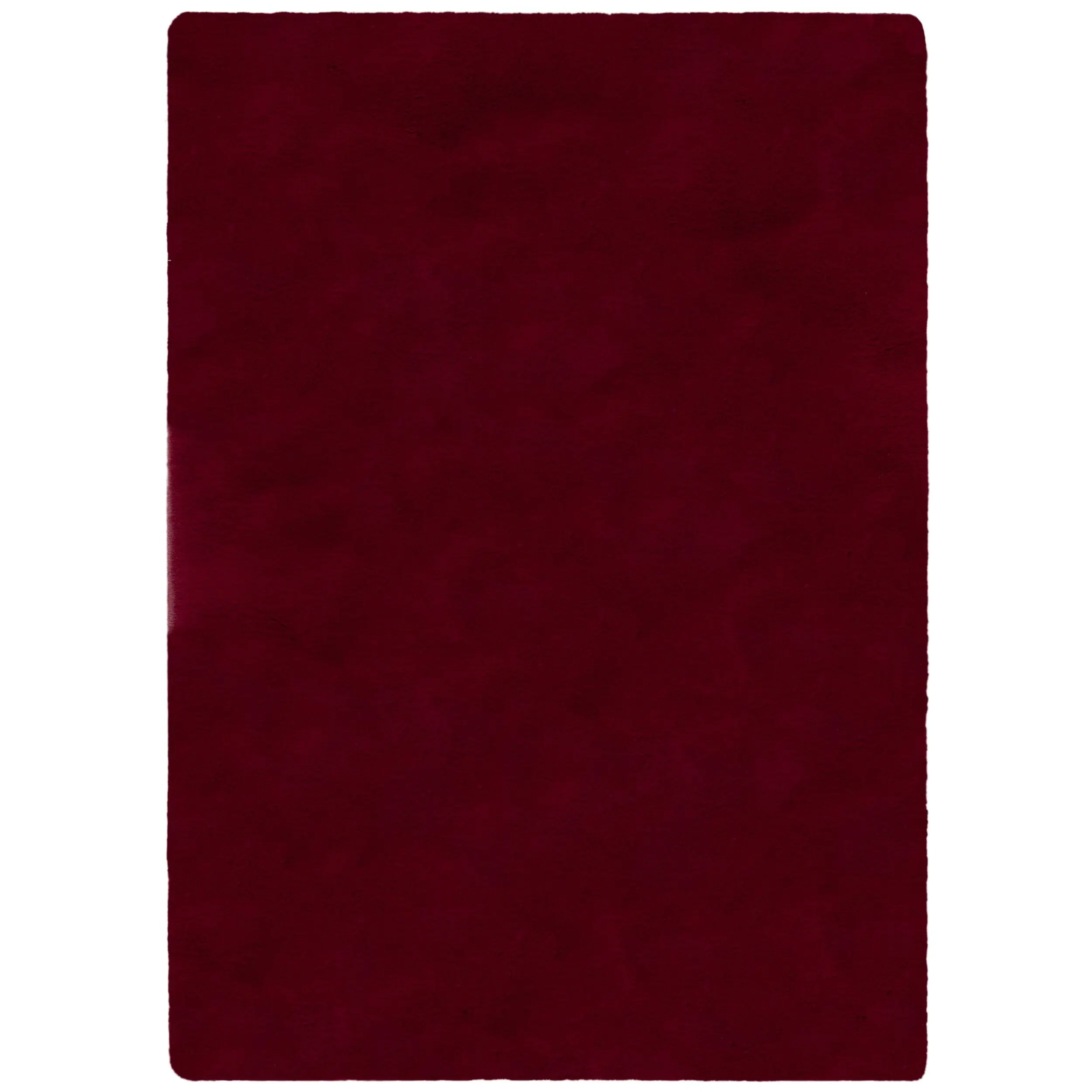 Flair Rugs, Kusový koberec Ivy Faux Fur Red, 160x230, červená, ložnice