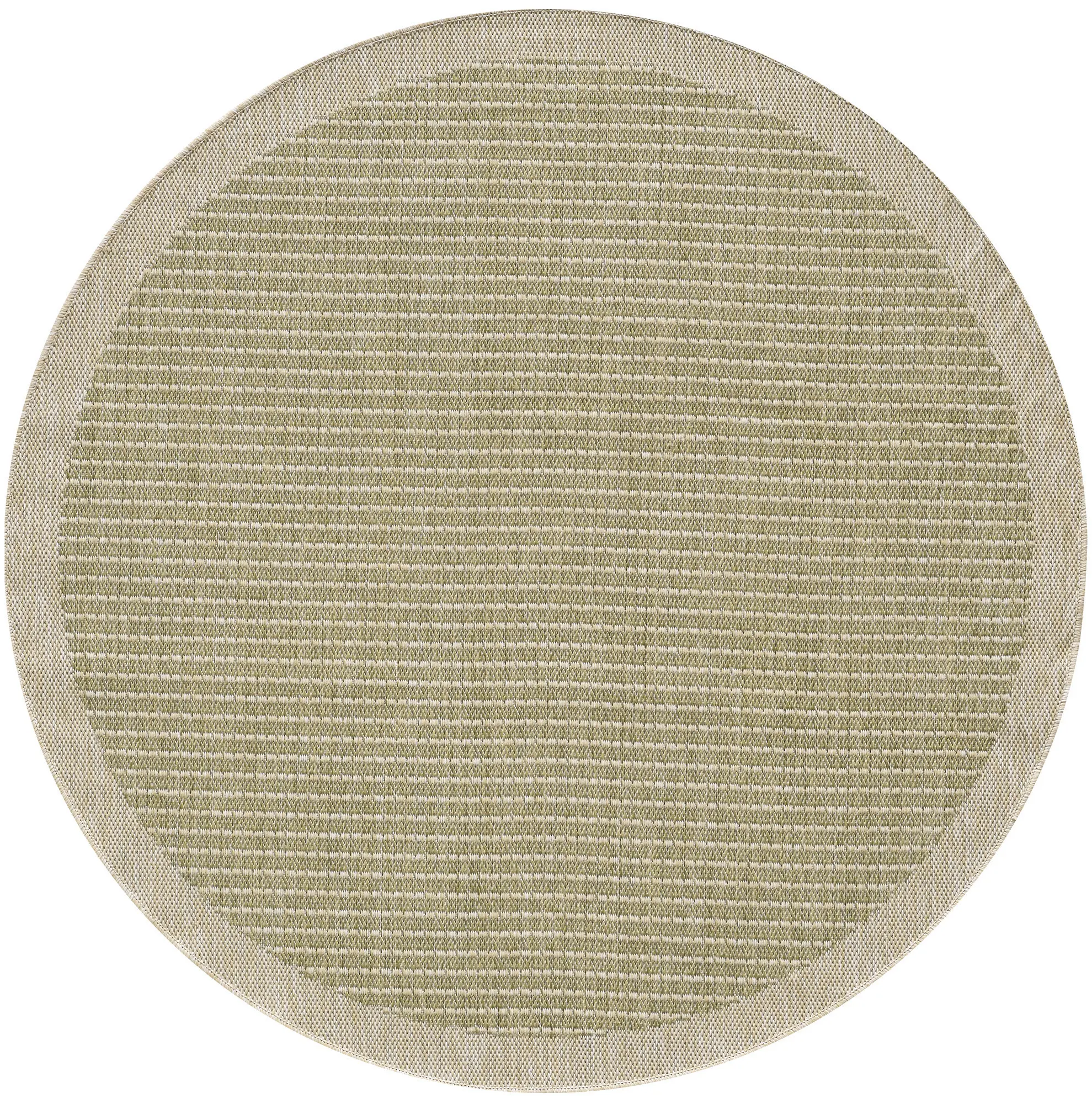 Ayyildiz, Kusový koberec Giza 1410 Green kruh,