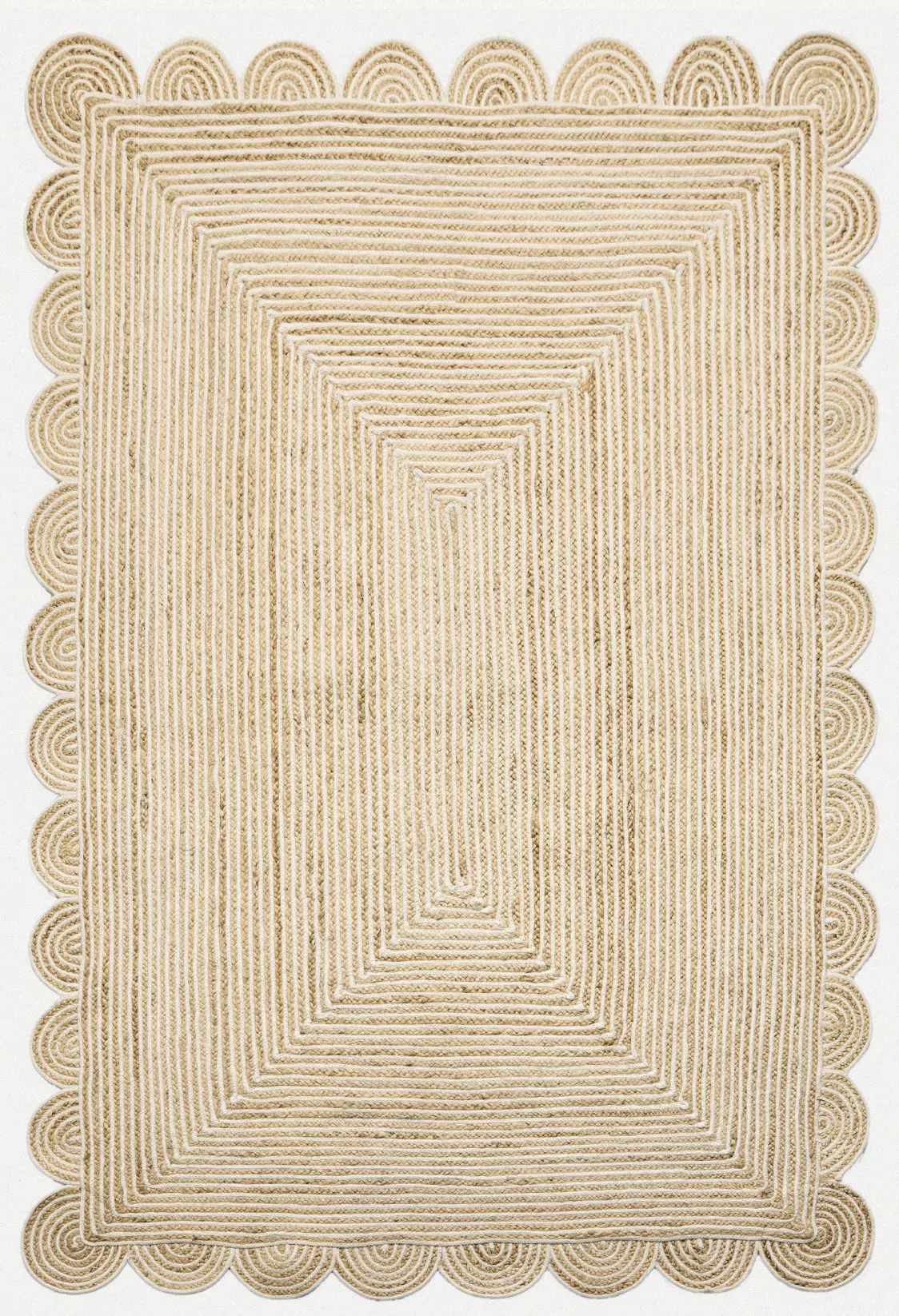 Diamond Carpets India, Ručně vázaný kusový koberec Aerie J 37 Natural, 120x170, béžová, chodba / předsíň