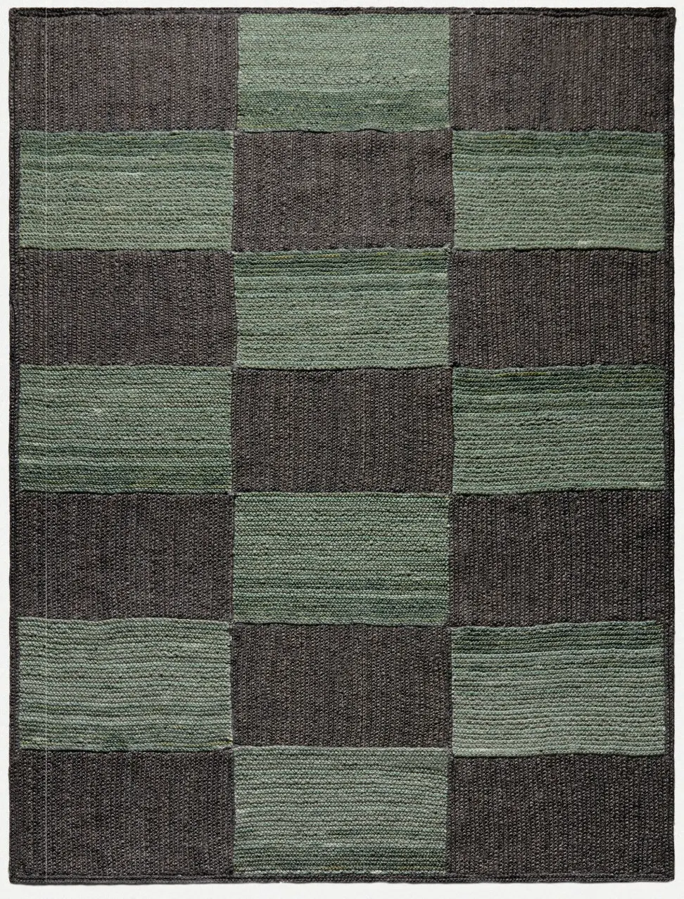 Diamond Carpets India, Ručně vázaný kusový koberec Geomoss SM 18 Green Black,