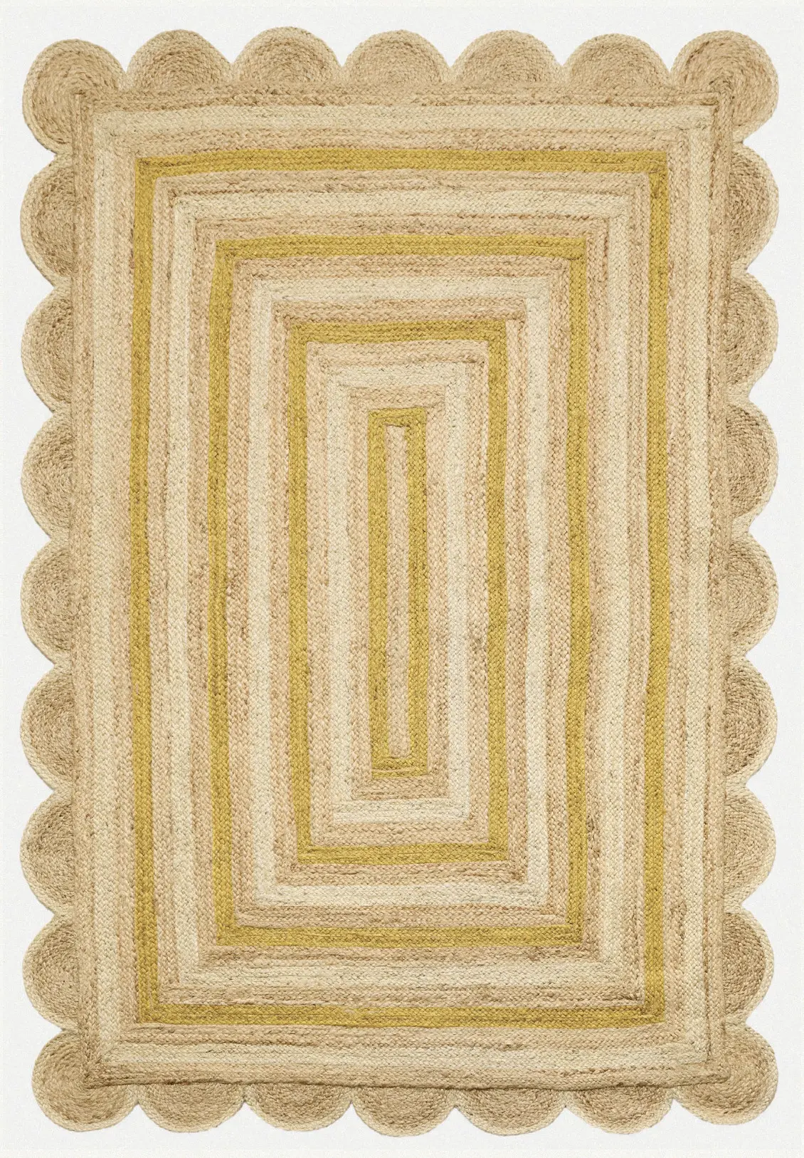 Diamond Carpets India, Ručně vázaný kusový koberec Soren J-41 Natural Yellow,