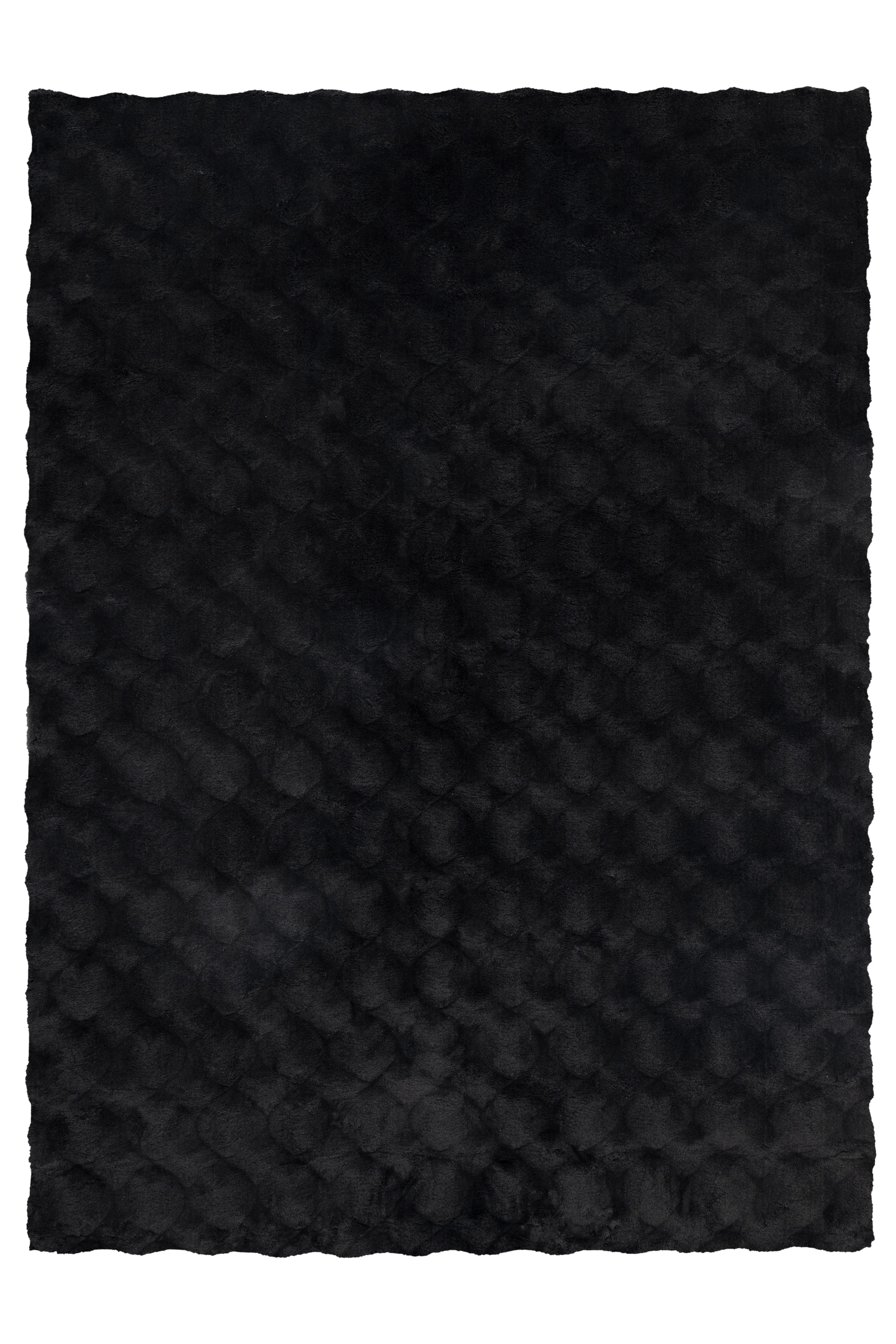 Obsession, Kusový koberec Diamond Cut 800 Anthrazit, 80x150, černá, ložnice