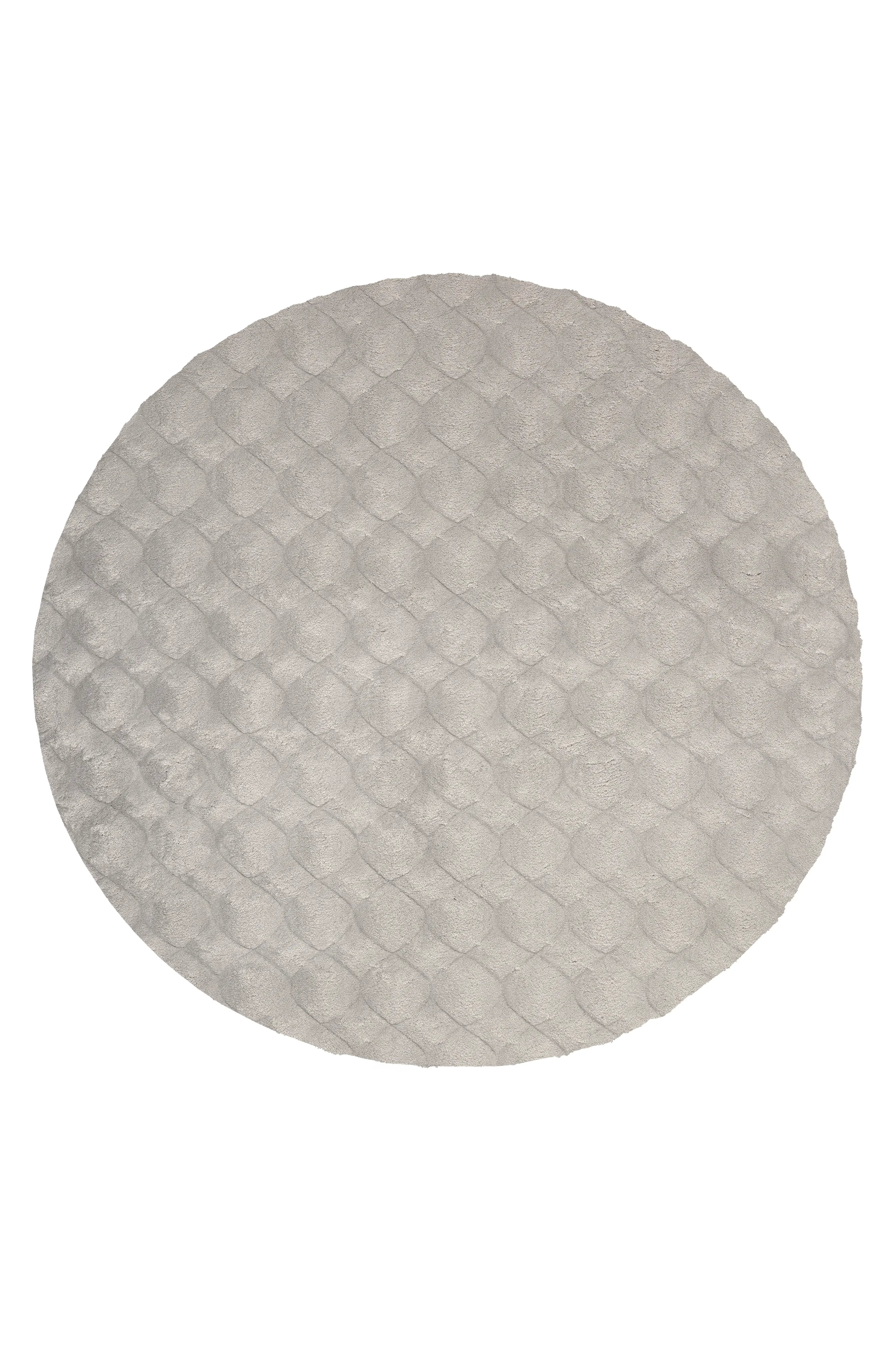 Obsession, Kusový koberec Diamond Cut 800 Grey kruh, 200x200 (průměr) kruh, šedá, ložnice