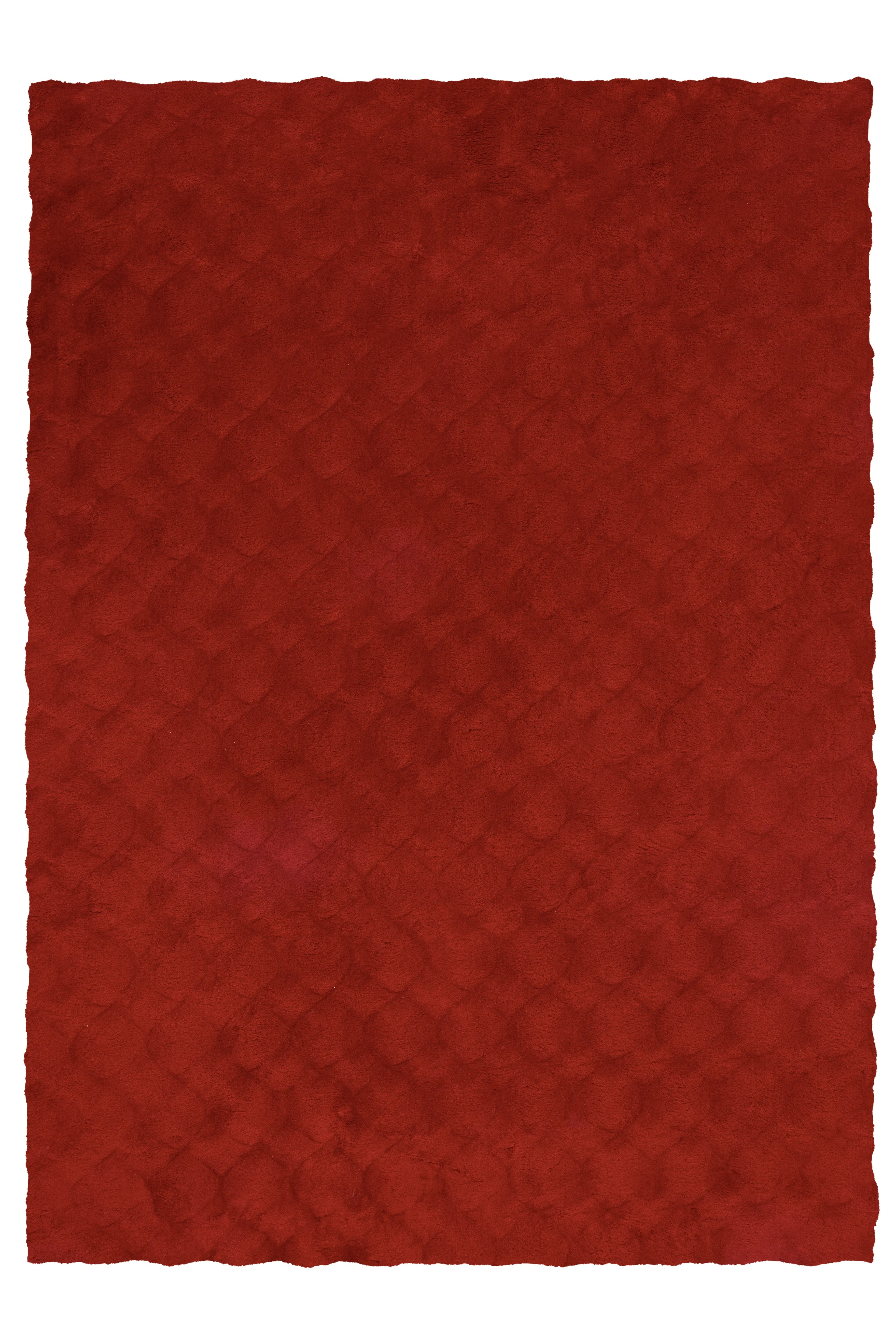 Obsession, Kusový koberec Diamond Cut 800 Red, 80x150, červená, ložnice