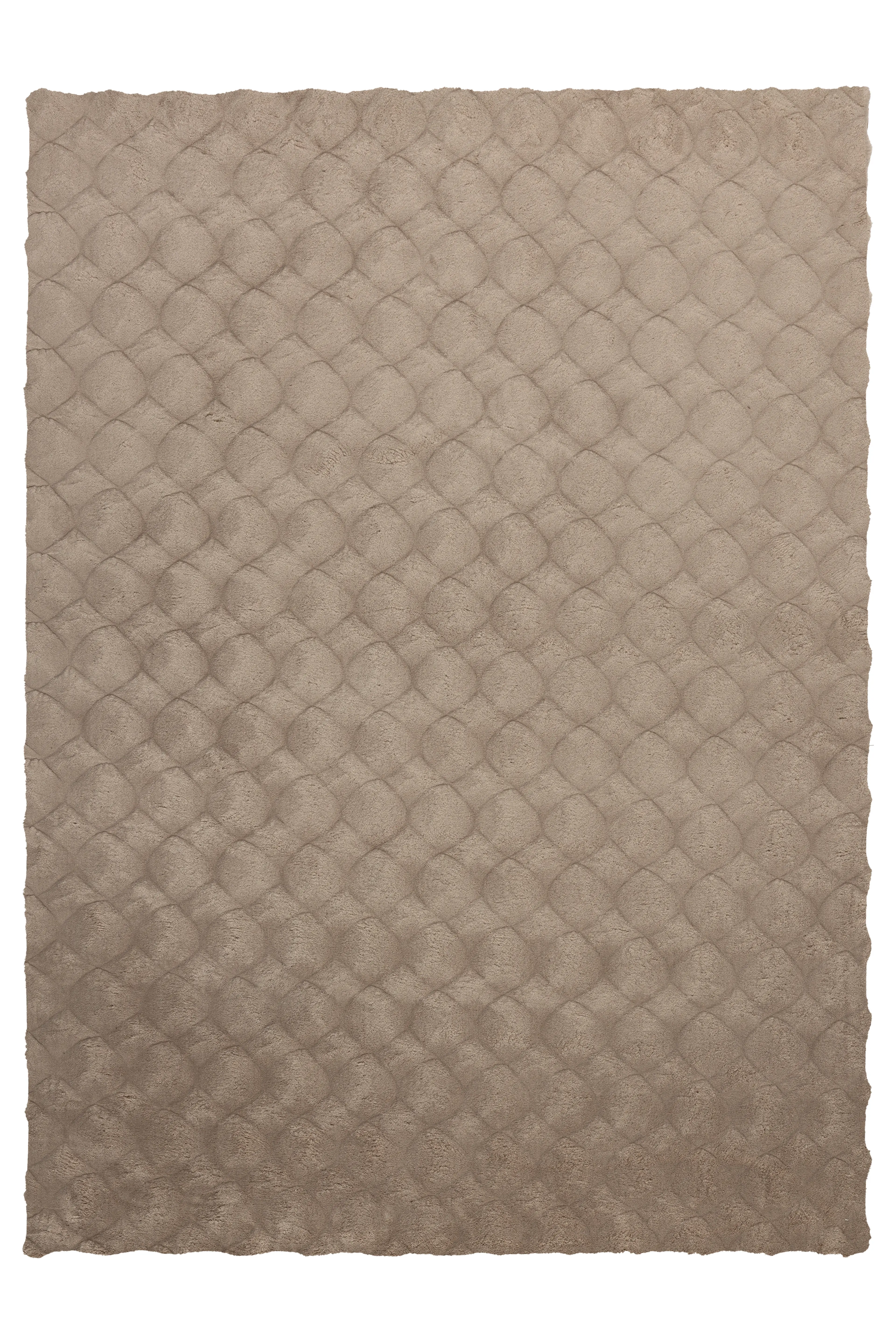 Obsession, Kusový koberec Diamond Cut 800 Taupe, 200x290, hnědá, ložnice