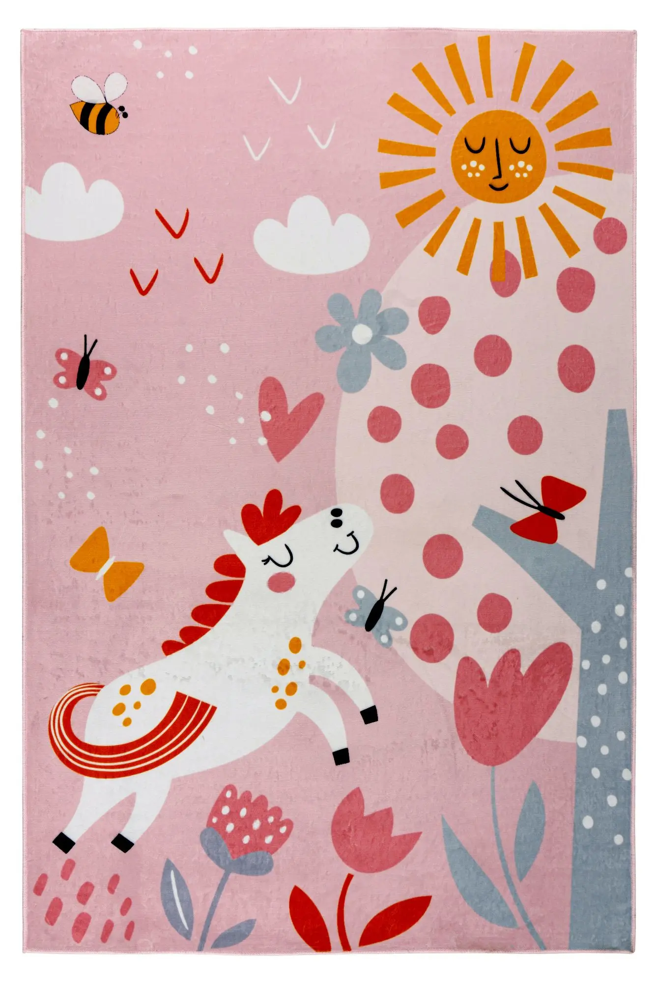 Obsession, Dětský kusový koberec Magic Kids ML 101 Flho, 115 x160, růžová, dětský pokoj