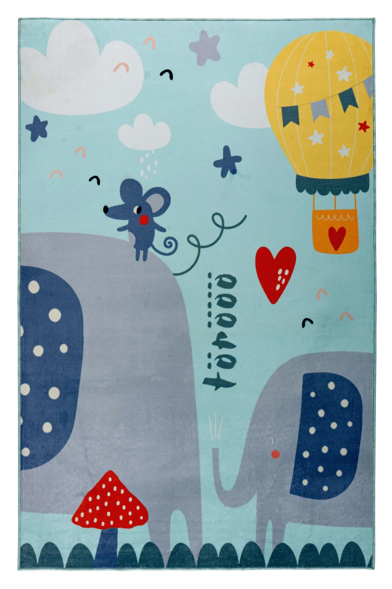 Obsession, Dětský kusový koberec Magic Kids ML 105 Cuel, 160x230, modrá, dětský pokoj