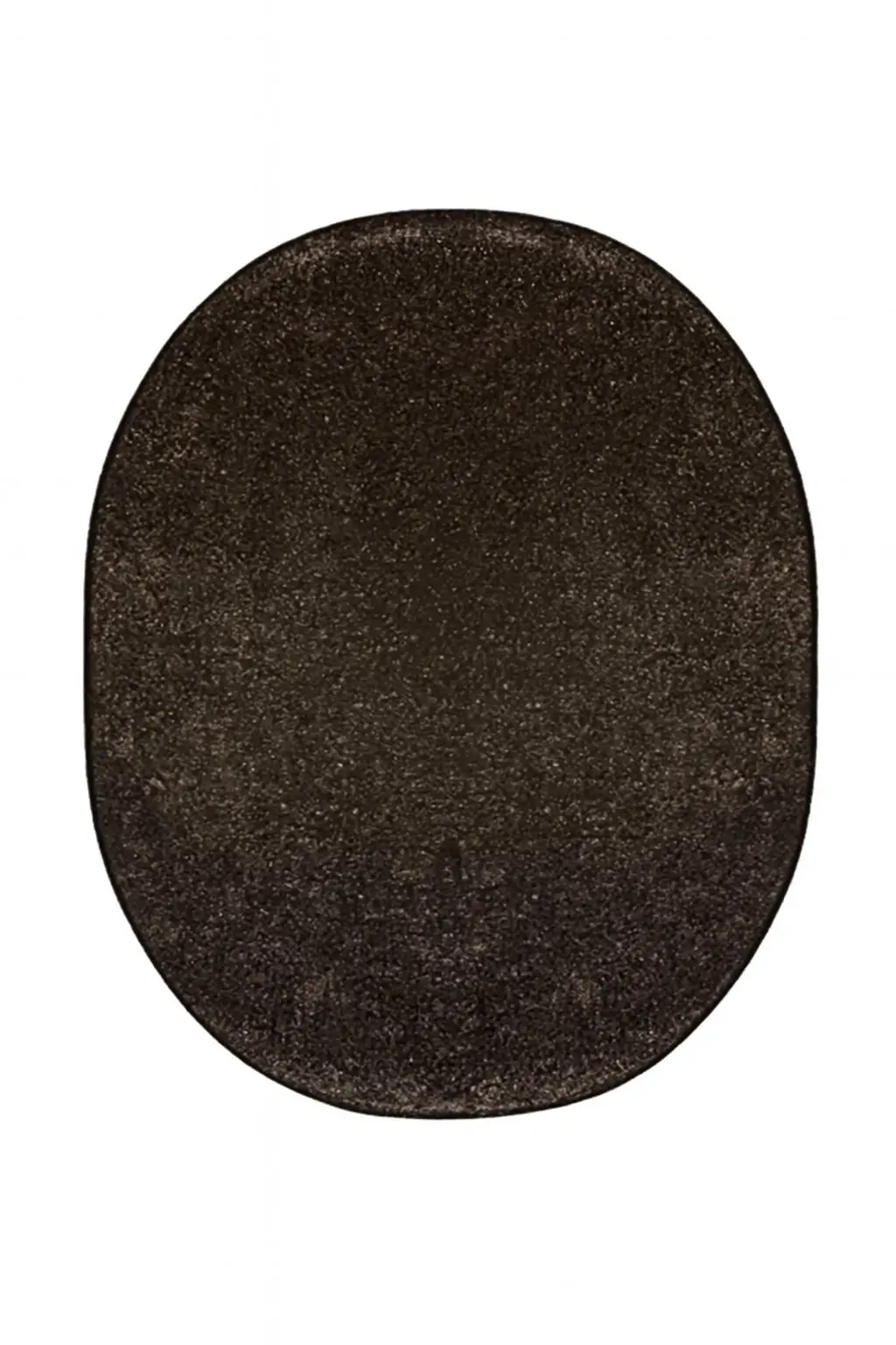 Vopi, Kusový koberec Laguna LUX čokoláda ovál, 120x170 ovál, hnědá, ložnice
