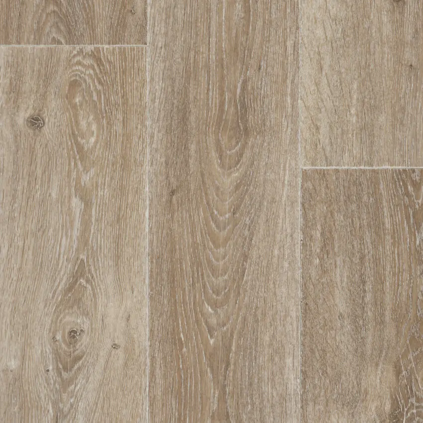 Gerflor, PVC podlaha - lino Flexar Nerok 0476 Noma Miel, na míru, šíře 2m,4m, hnědá, bez podkladu, chodba / předsíň