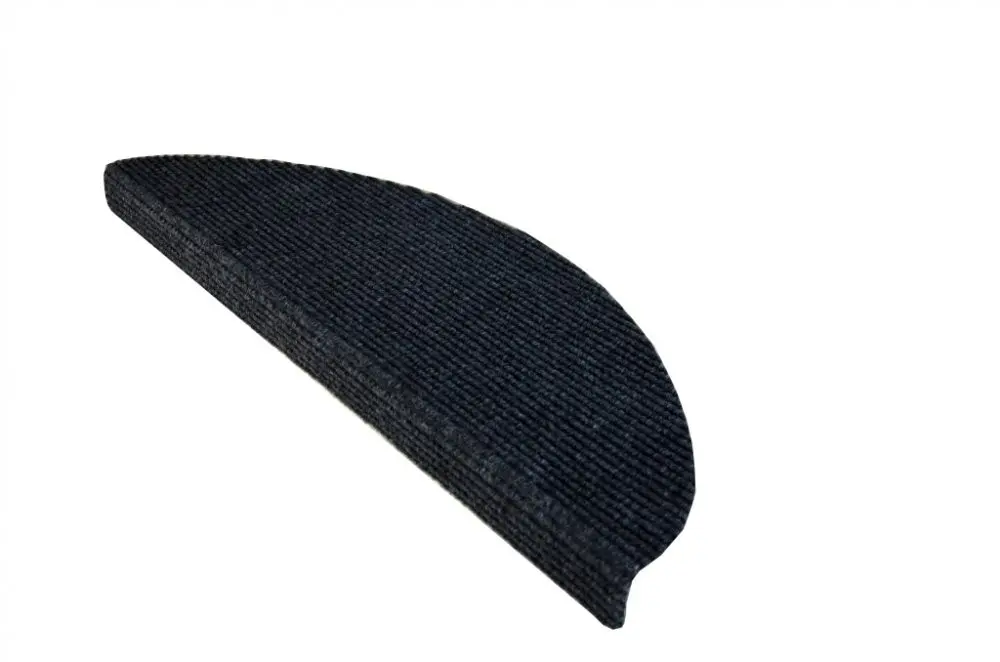 Vopi Nášlapy na schody Quick step antracit půlkruh, samolepící - 24x65 půlkruh (rozměr včetně ohybu)