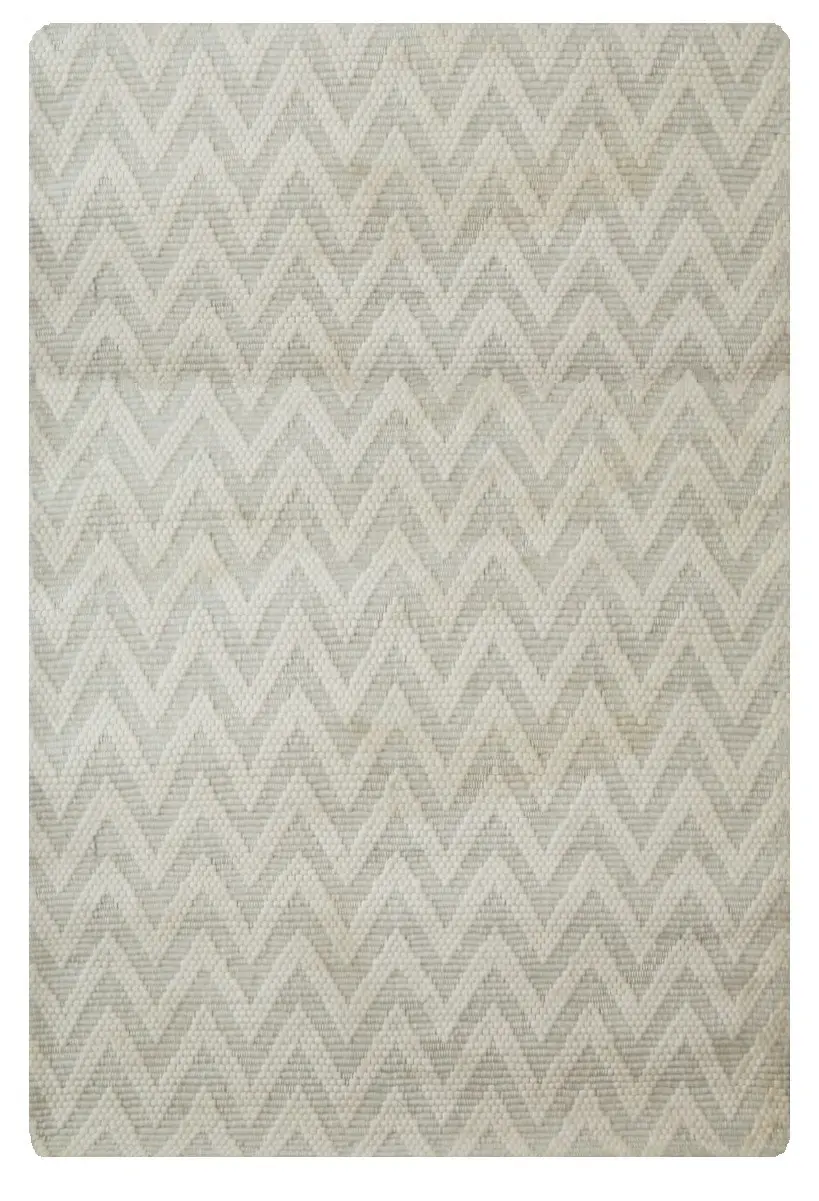 Asra, Kusový ručně tkaný koberec Woolen 5 White, 150x240, bílá, ložnice