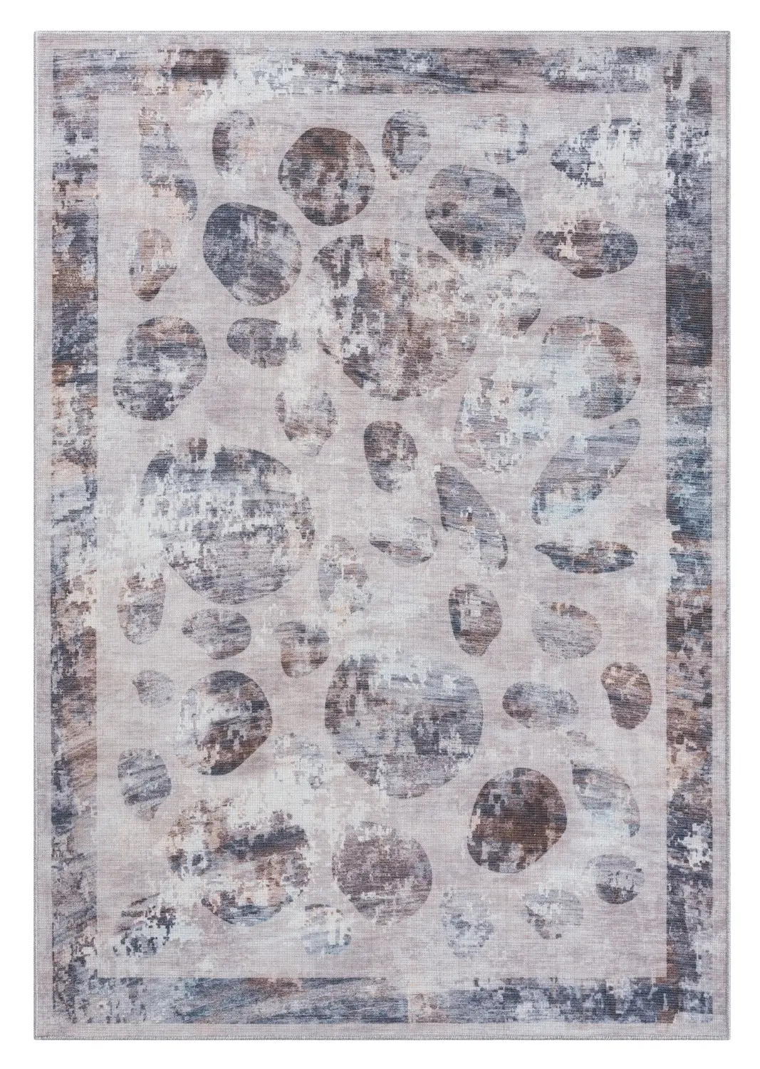 My Flair, Kusový koberec Jess CA30031 creme – na ven i na doma, 160x230, šedá, chodba / předsíň
