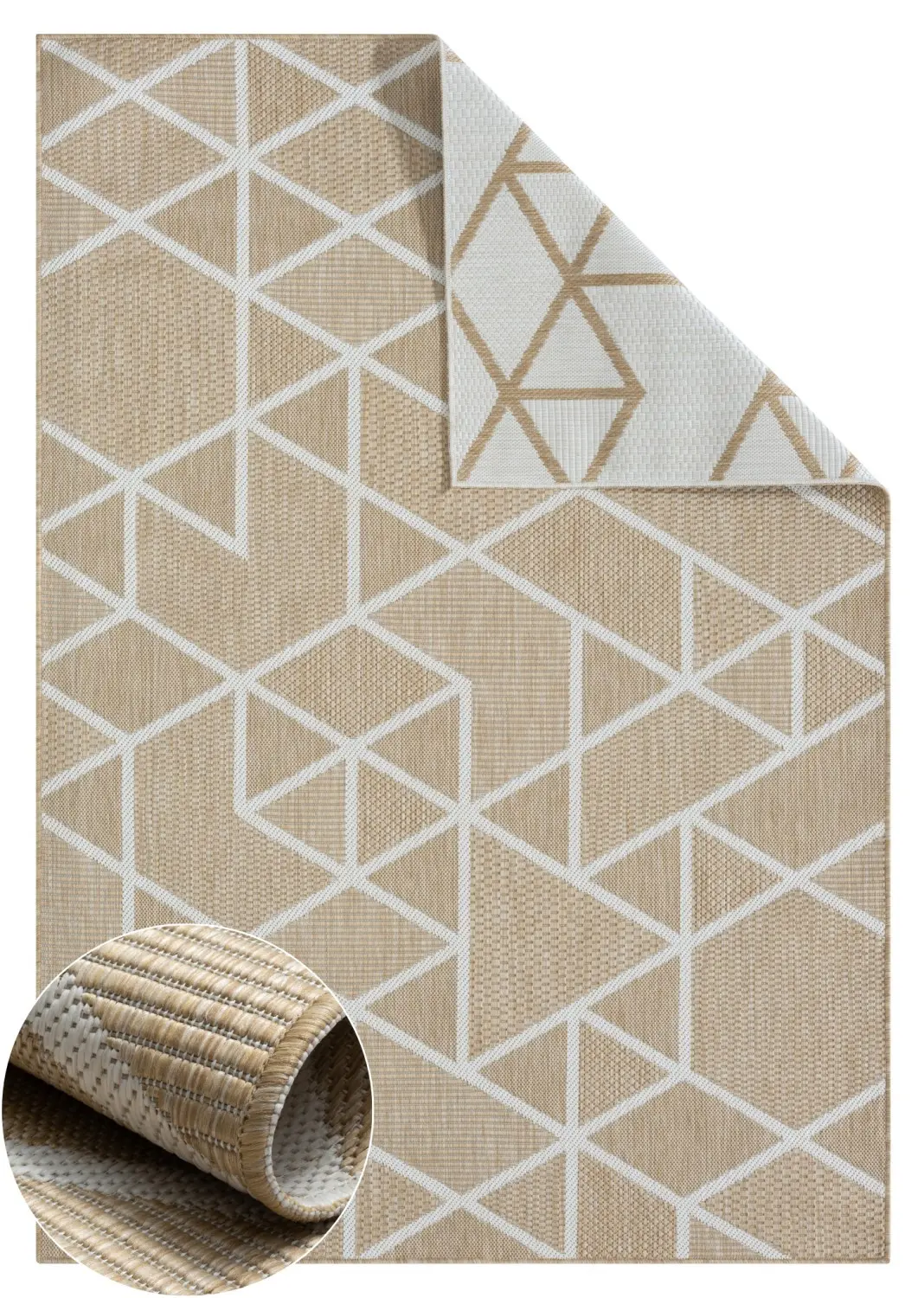 My Flair, Kusový koberec Masons braun – na ven i na doma, 160x230, hnědá, chodba / předsíň