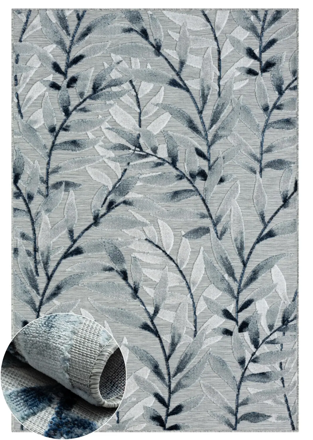 My Flair, Kusový koberec Hazel II grau – na ven i na doma, 160x230, šedá, chodba / předsíň