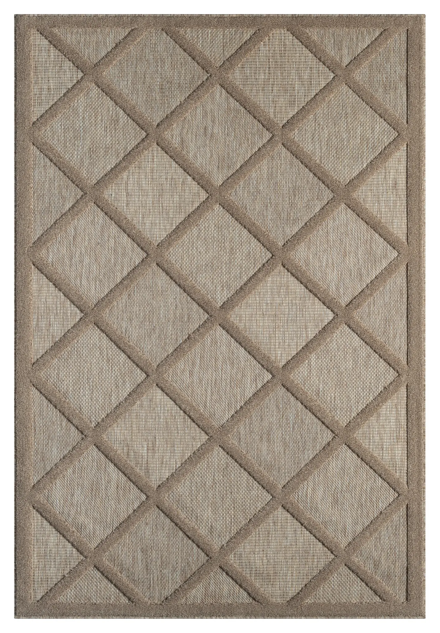 My Flair, Kusový koberec Mara beige – na ven i na doma, 240x320, béžová, chodba / předsíň